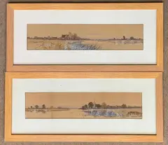 Watercolours by Frederick Gordon Fraser, watercolor, sold Oct 2026