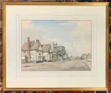 Laxfield Suffolk by Frederick William Baldwin, watercolor, sold Oct 2026