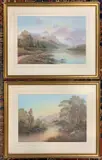 Highland / Lake views in Autumn by Wendy Reeves, watercolor, sold Oct 2026