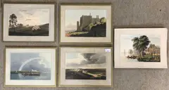 Cloudy Effect (View of Caernarfon North Wales) by Richard Reeve, watercolor, sold Oct 2026