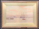 Rochester Castle on the Medway by George Stanfield Walters, watercolor, sold Oct 2026