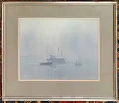 Fogbound by Margaret Glass, drawing, sold Oct 2026