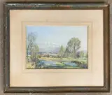 Suffolk pastoral scene by George A.Rushton, print (other), sold Oct 2026