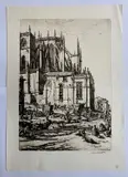 The Apse León Cathedral by Muirhead Bone, print (other), sold Oct 2026