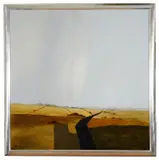 Open landscape by John Lawrence, oil on board, offered Feb 2020