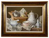 New acquisitions by Gerald Norden, oil on board, offered Feb 2020