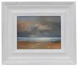 Late Evening light, Somerset Coast by David Parfitt, oil on board, offered Feb 2020