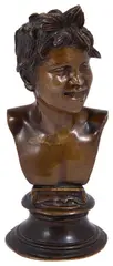 Testa di Licco by Vincenzo Gemito, sculpture, offered Feb 2020