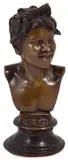 Testa di Licco by Vincenzo Gemito, sculpture, offered Feb 2020
