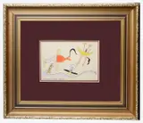 Anthropomorphic forms by Walter Battiss, watercolour, offered Nov 2019