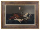 Still life by Johannes Hendrik Everson, oil on canvas, offered Oct 2019
