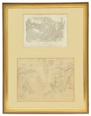 Original artwork for Punch by John Bernard Partridge, pencil, offered Oct 2019