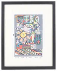 Brazil by Eduardo Paolozzi, 1988, screenprint, offered Oct 2019