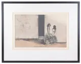 Untitled by Tom Dillson, etching, offered Oct 2019