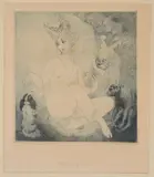 Drypoint etching by Norman Alfred William Lindsay, etching, offered Oct 2019