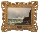 Off Westcombe, South Devon by Walter Williams, oil on canvas, offered Jul 2019