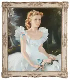 Portrait of Alice Elizabeth Robinson by Anna Zinkeisen, oil on canvas, offered Jul 2019