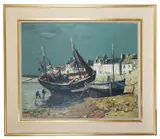 Ile De Sein by Jean Rigaud, oil on canvas, offered Feb 2019