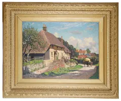 Harting, Petersfield by William G King, oil on canvas, offered Feb 2019