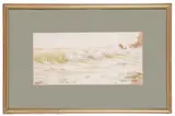 Breaking Waves by Ernest Stuart, watercolour, offered Nov 2018