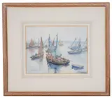 Untitled by Hilary Cobbett, watercolour, offered Oct 2018