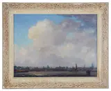 A view of Amsterdam by Albert Hemelman, oil on canvas, offered Mar 2018