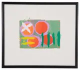 Untitled by Albert Irvin, screenprint, offered Mar 2018