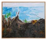 Beachy Head, Sussex by Jean Cooke, oil on canvas, offered Dec 2017