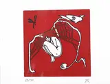 Girl in a web by Johann Erbler, print (other), offered Dec 2017