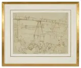 Untitled by Frank Joseph Archer, 1948, ink on paper, offered Nov 2017