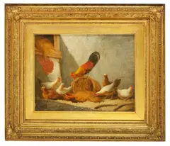 Untitled by Albertus Verhoesen, oil on board, offered Nov 2017