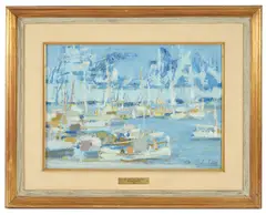 Untitled by Eugène Baboulène, oil on canvas, offered Nov 2017