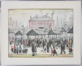 Untitled by L. S. Lowry, 1973, pencil, offered Nov 2017