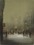 St James by Anthony Robert Klitz, oil on canvas, offered Jun 2017