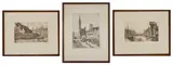 Lange Brucke Danzig by Maria Muttray, etching, offered Jun 2017