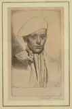 Cyriano a Basque by Gerald Brockhurst, etching, offered Jun 2017