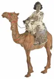 A cold painted bronze of an Arab boy on a camel by Franz Xaver Bergman, bronze, offered Feb 2017