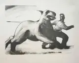 British Get to Grips by Ray Richardson, lithograph, offered Dec 2016