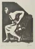 British Woman in a Chair small by Bill Jacklin, print, offered Dec 2016