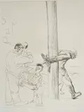 British Sonny by Peter Howson, engraving, offered Dec 2016