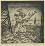 Friends of Buster by Joseph Davie, 1989, engraving, offered Dec 2016