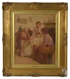 The Fortune Teller by Carlton Alfred Smith, watercolor, offered Jun 2016