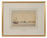 British A collection of six assorted marine watercolours by Calvert Jones, watercolor, offered Jun 2016