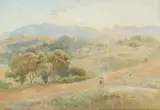 British A group of three watercolours of the Lake District by Harry Goodwin, 1917, watercolor, offered Jun 2016