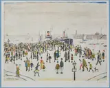 The Ferry by L. S. Lowry, print, offered Jun 2016
