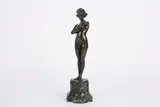 French A bronze figure of a nude woman by Paul Phillippe, bronze, offered Jun 2016
