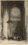 Notre Dame, Paris by Hedley Fitton, engraving, offered Feb 2016