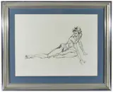 A limited edition print of Dutch dancer Mark De Graff by Tom Merrifield Australian, print, offered Jul 2015
