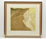 Beachy head by John Brunsdon, etching, sold Apr 2025