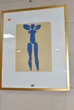 Nu bleu series x by Henri Matisse, lithograph, sold Apr 2025